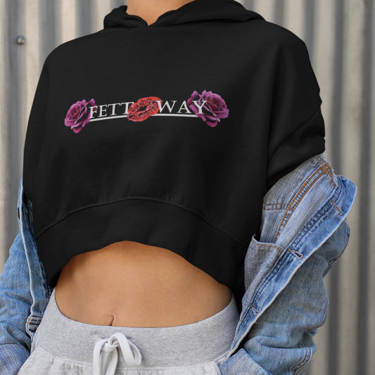FettWay Women Crop Top Hoodie